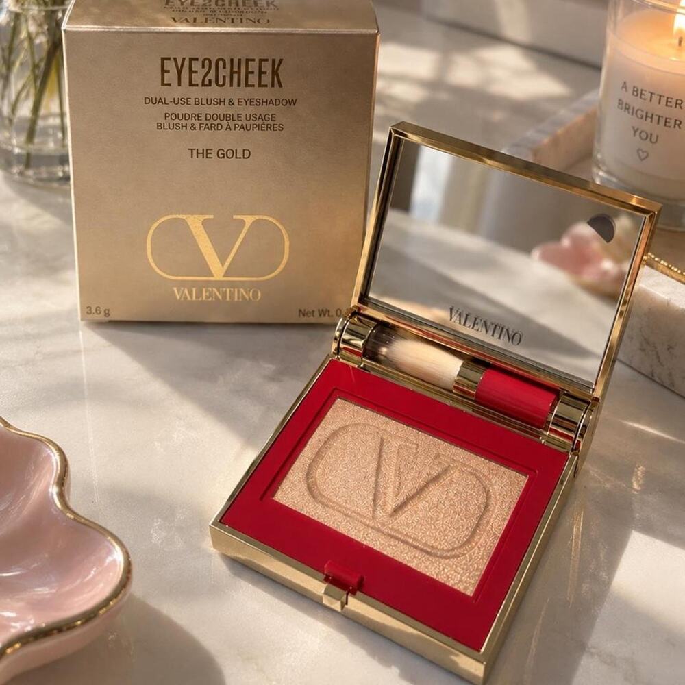 Valentino eye2cheek dual use blush